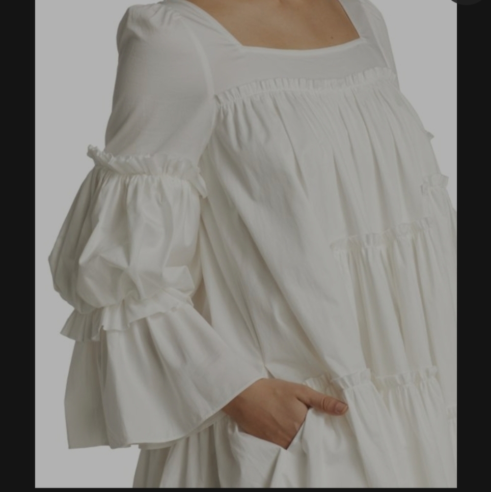 Aje L'espirit Ruffle Mini Dress  Size L - Picture 2 of 8